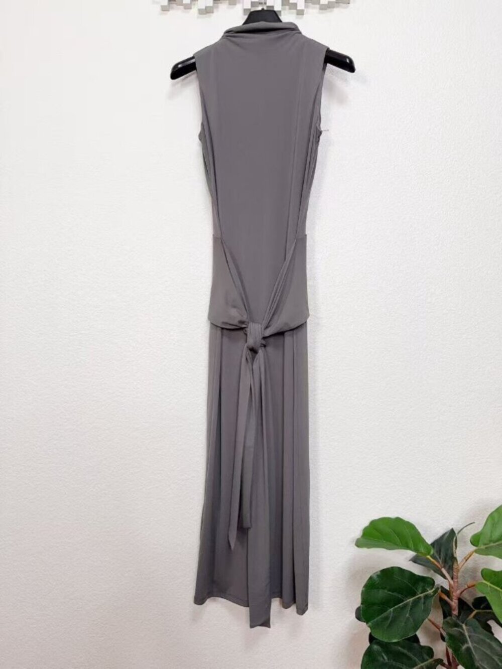 NWT NIA Victoria Soft Silhouette Maxi Dress Grey - Picture 9 of 10